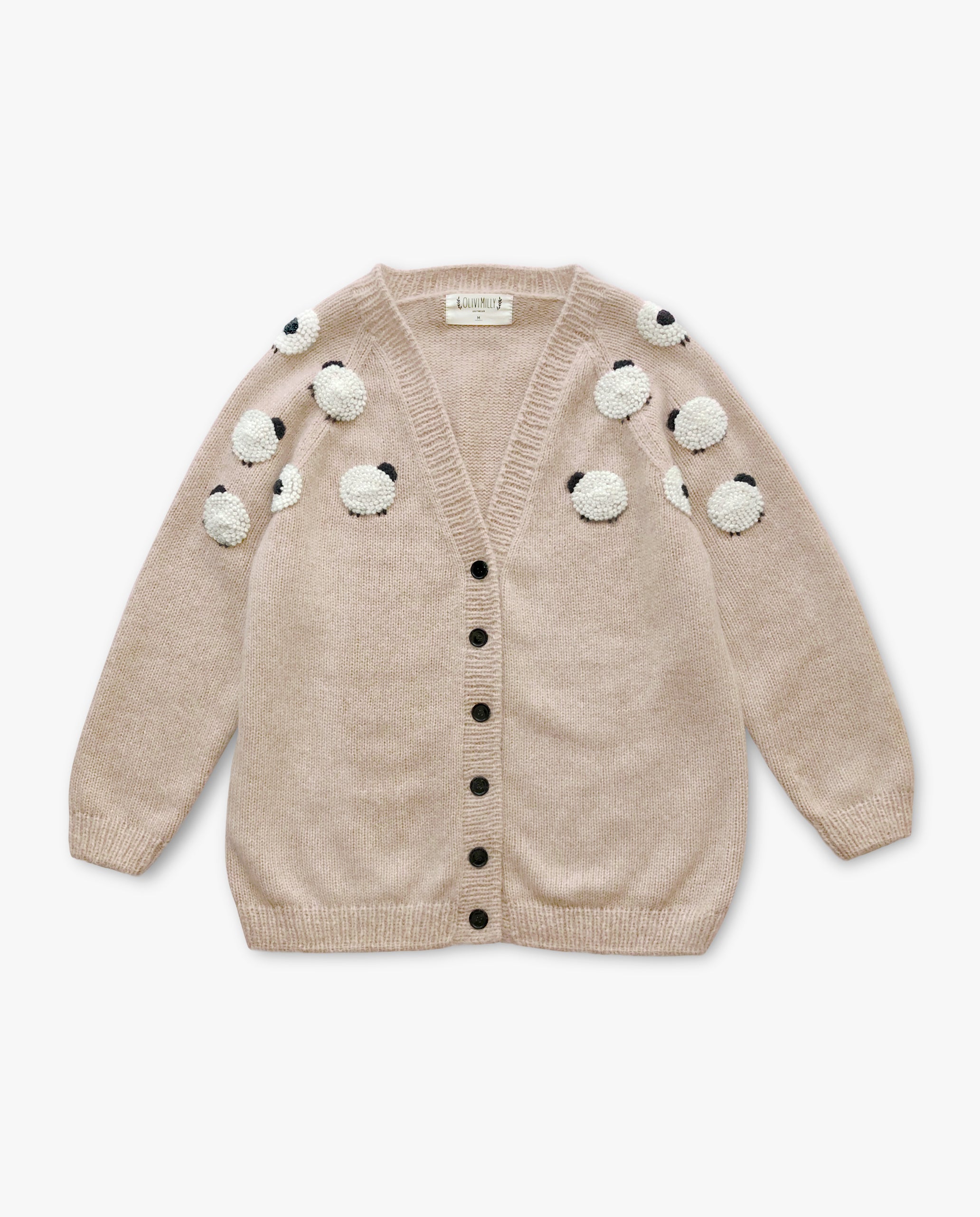Adult Sheeps cardigan | Wheat