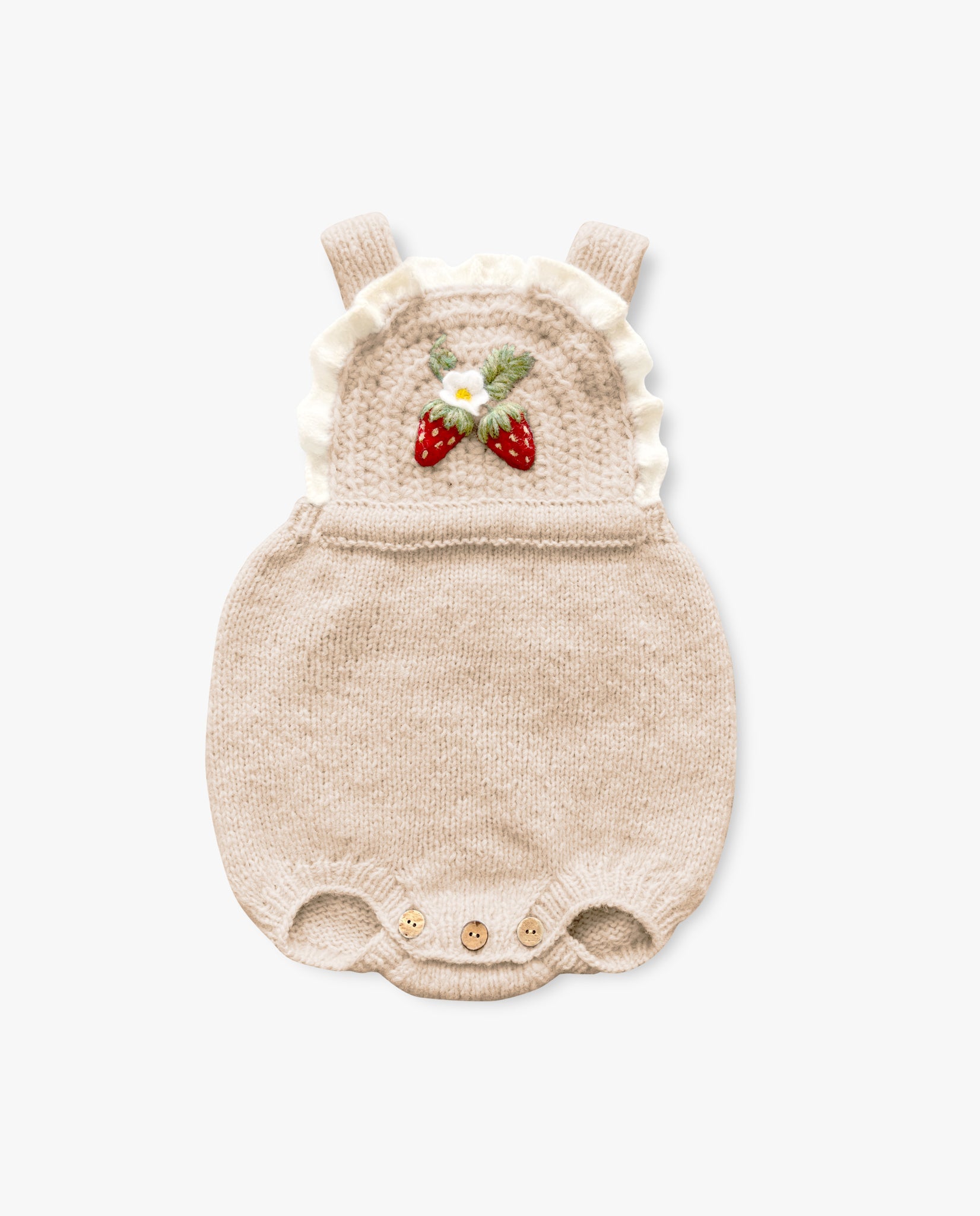 Strawberries Romper | Wheat