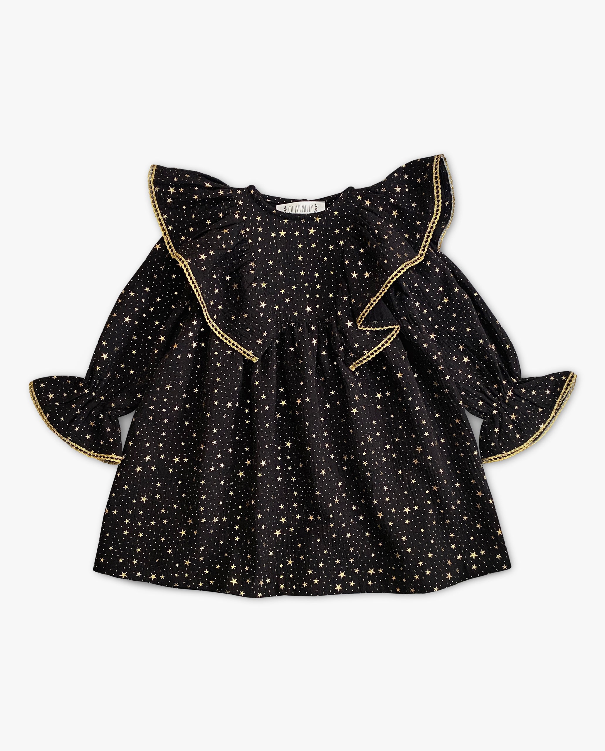 Stars Dress | Black | In Stock
