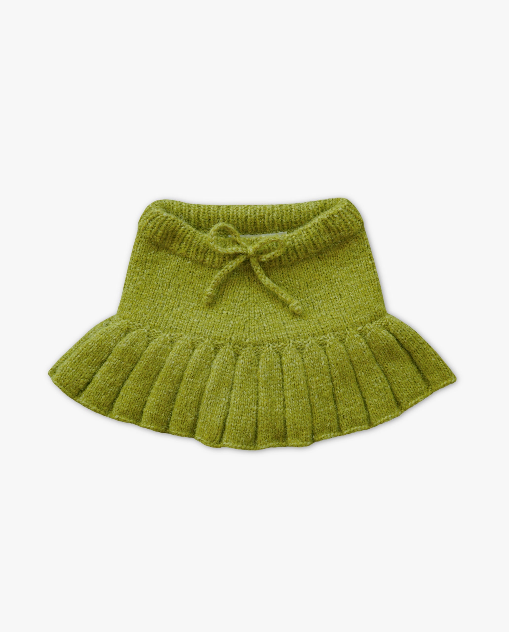 Knitted Skirt | Olive green