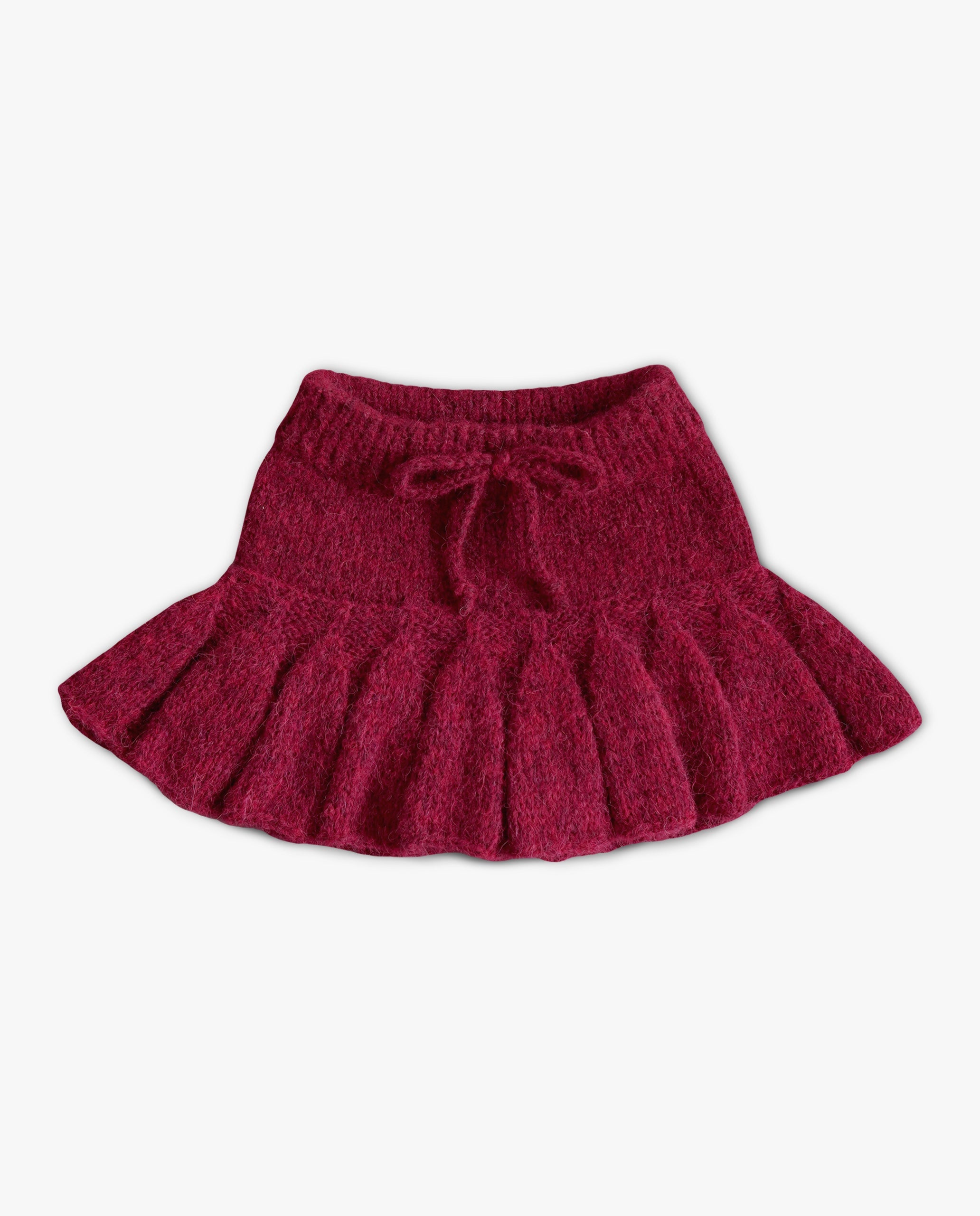 Knitted Skirt | Beetroot