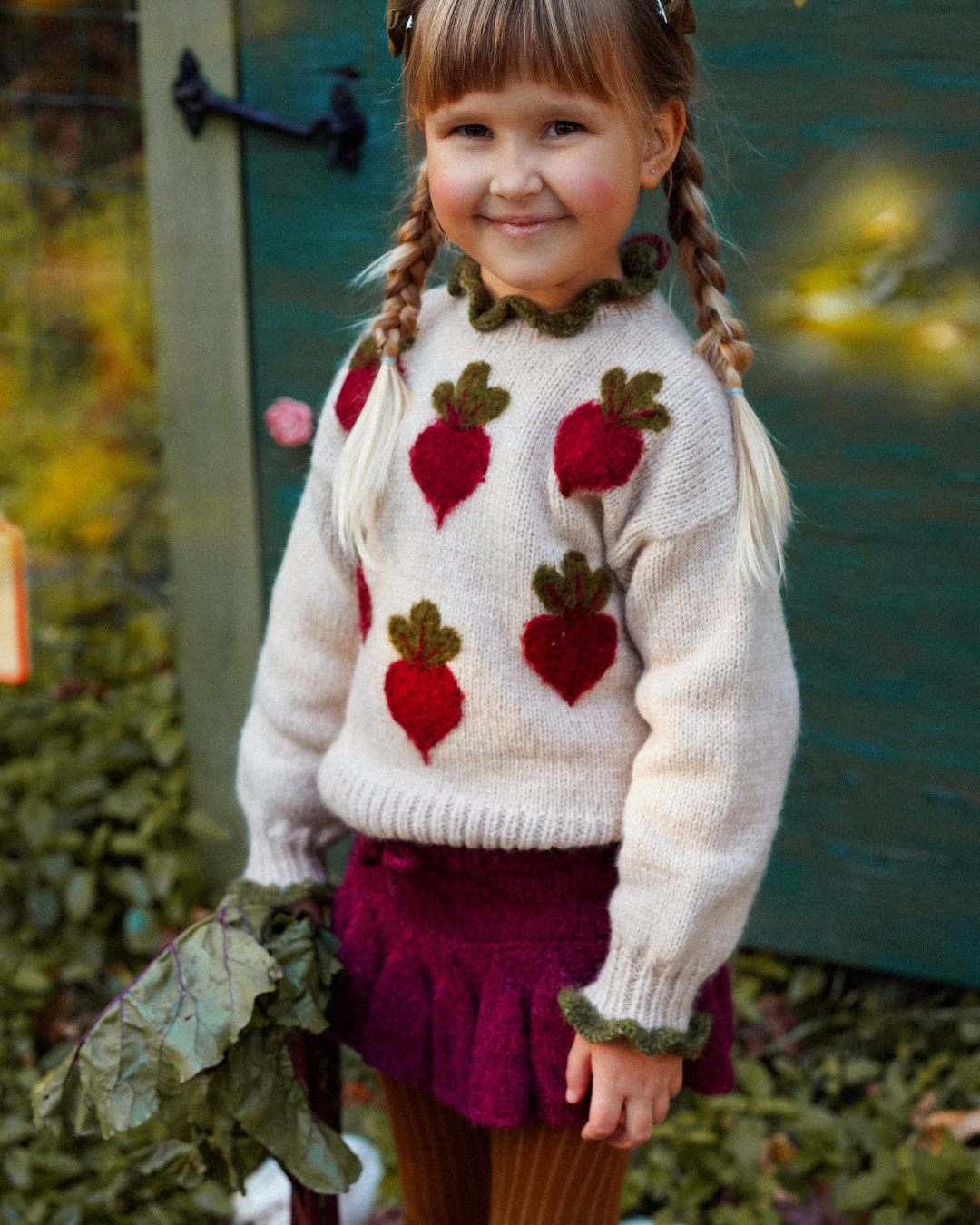 Knitted Skirt | Beetroot