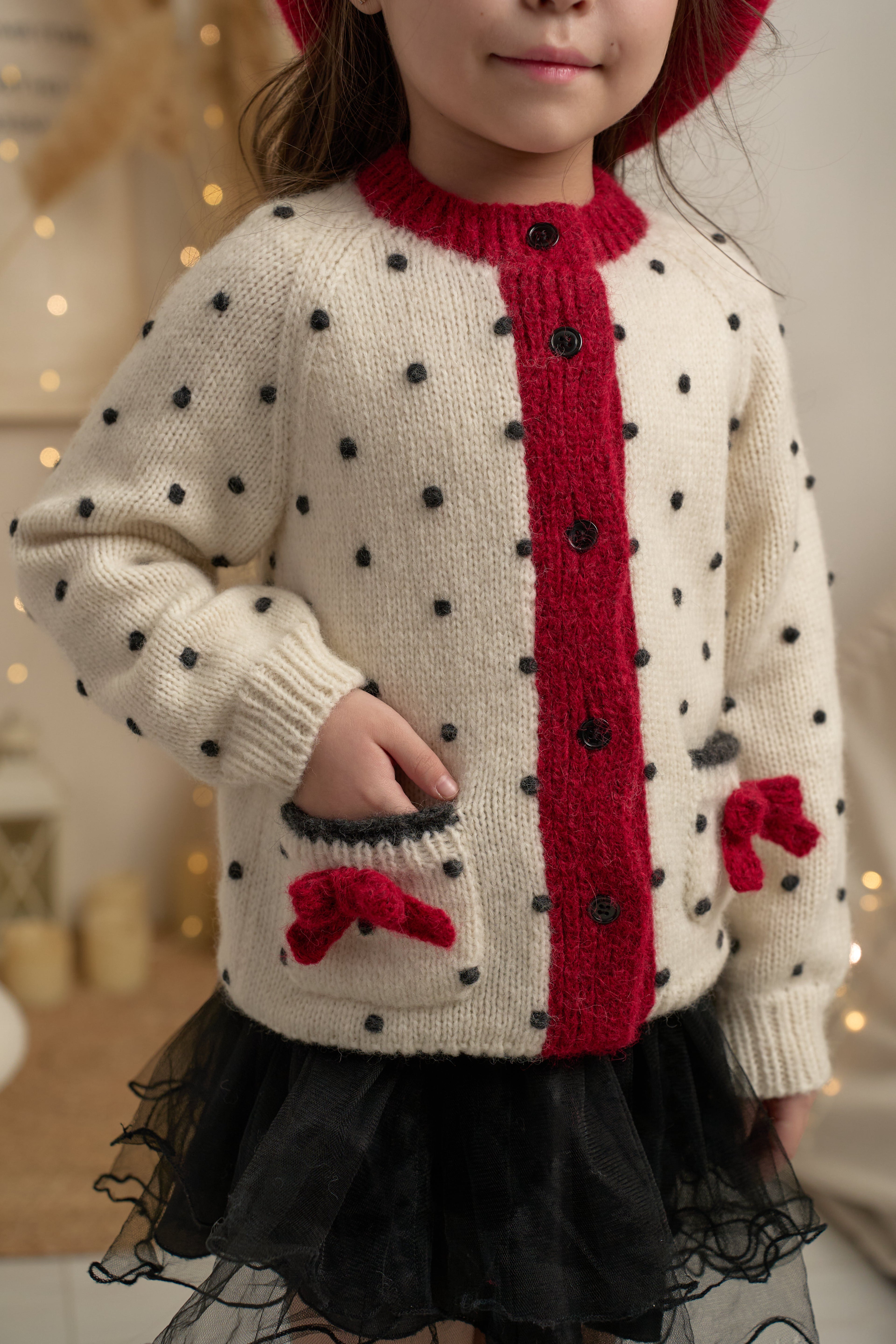 Amelia cardigan | Red