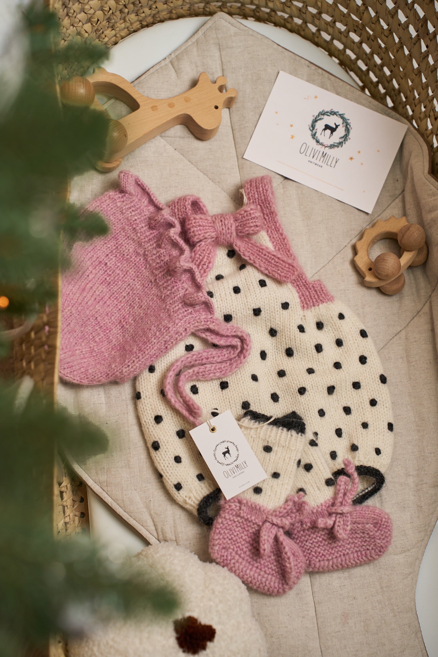 Amelia bonnet | Powder Pink