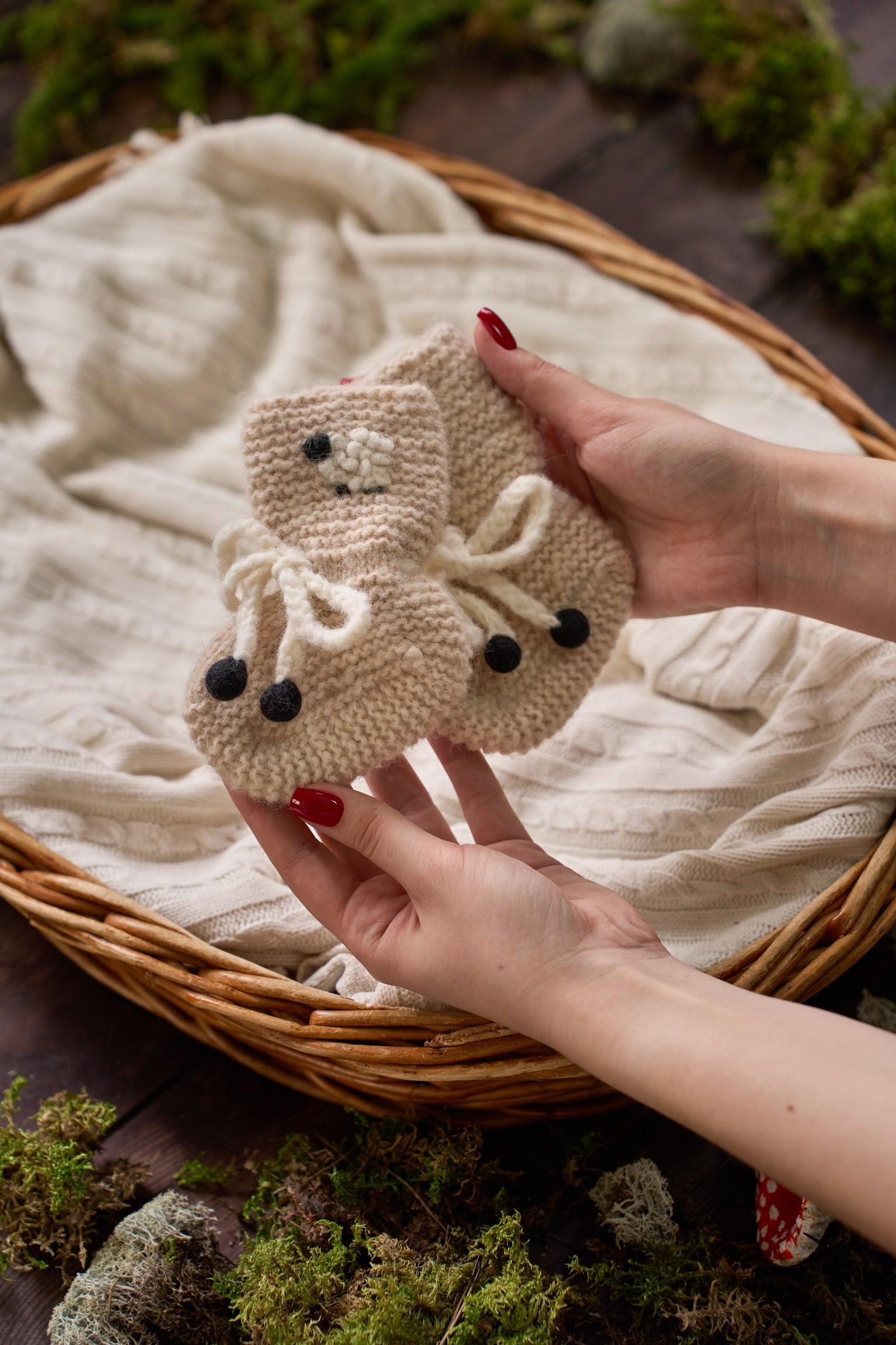Sheeps Booties | Wheat