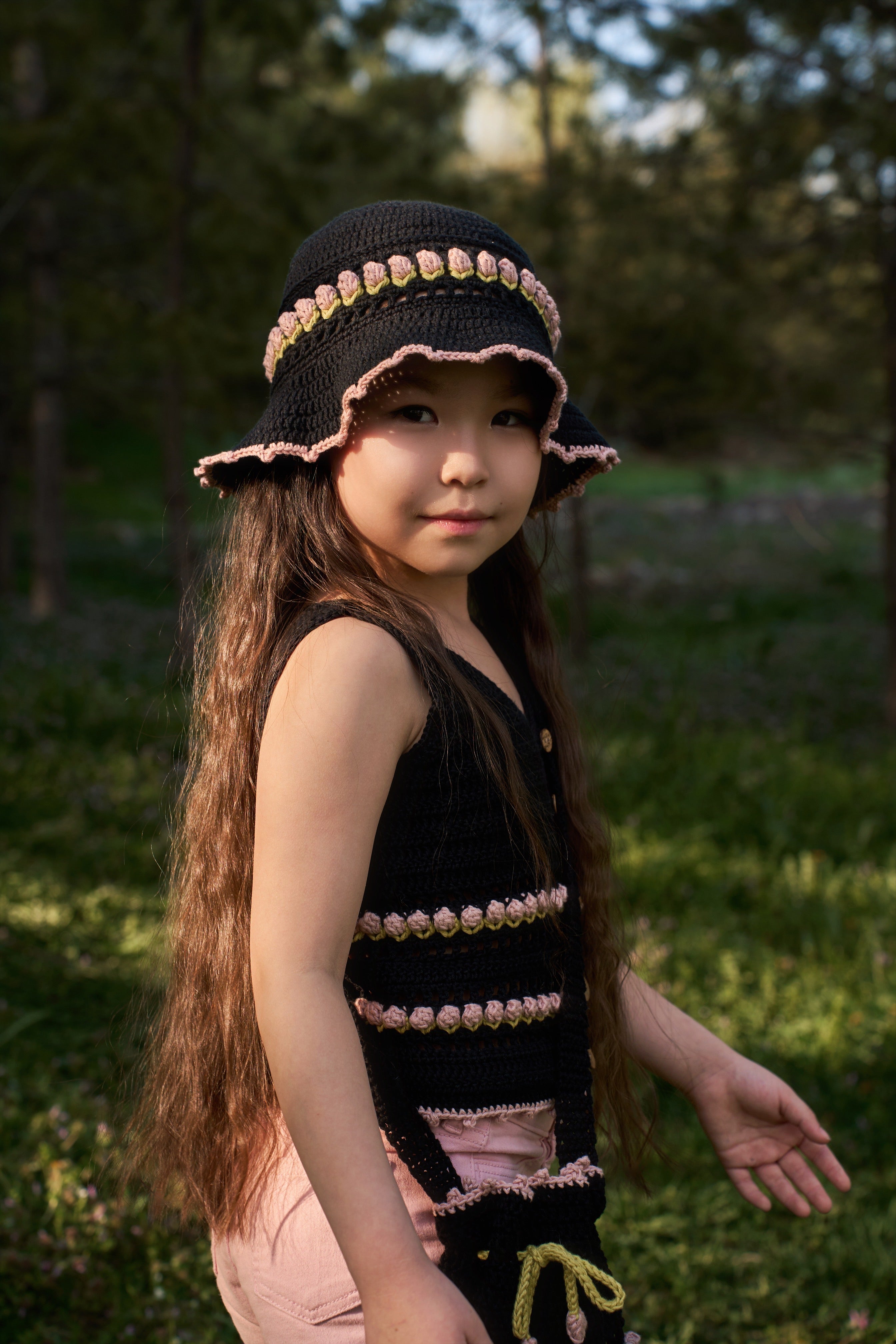 Tulips Hat | Black