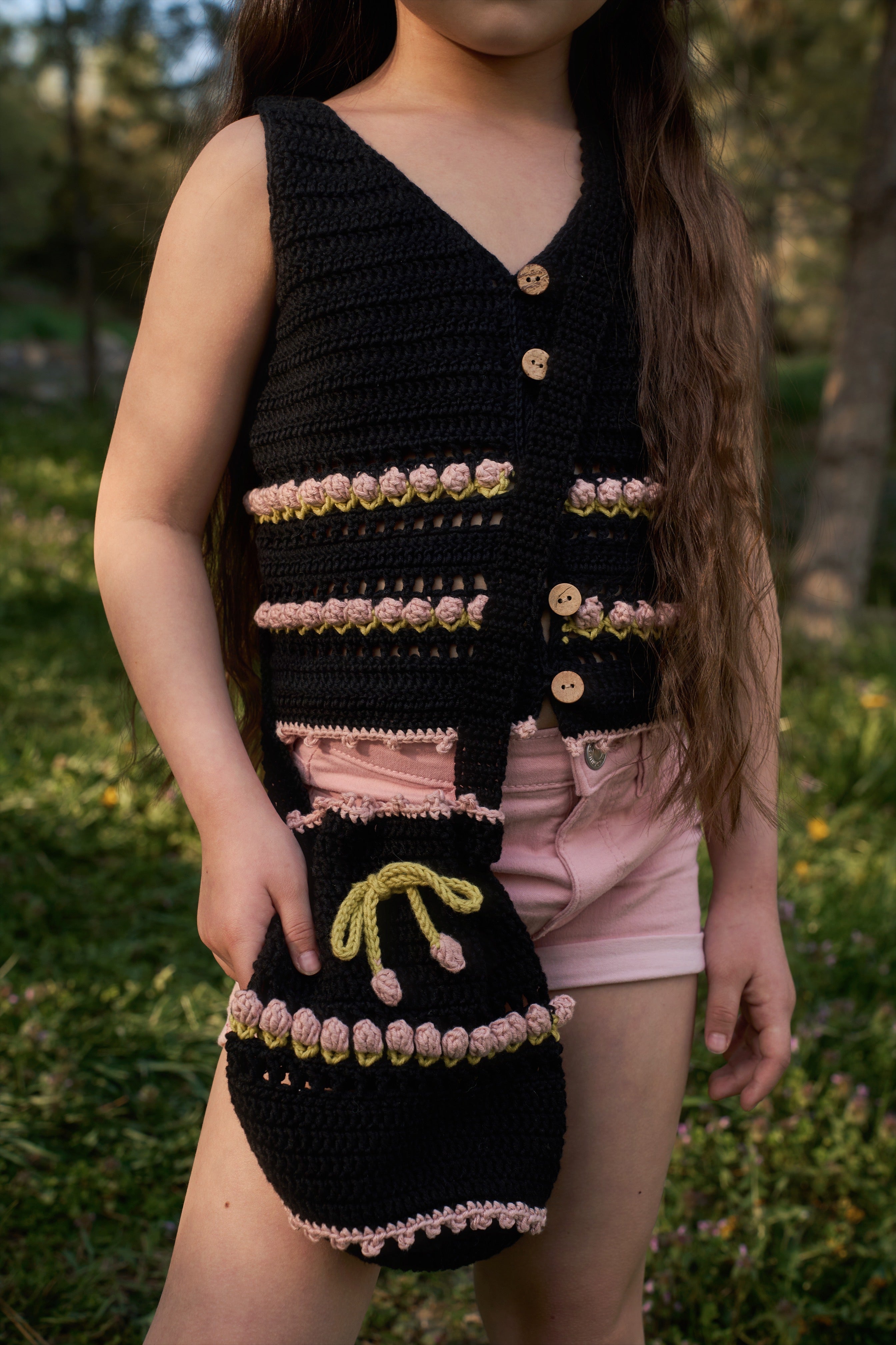 Tulips Bag | Black