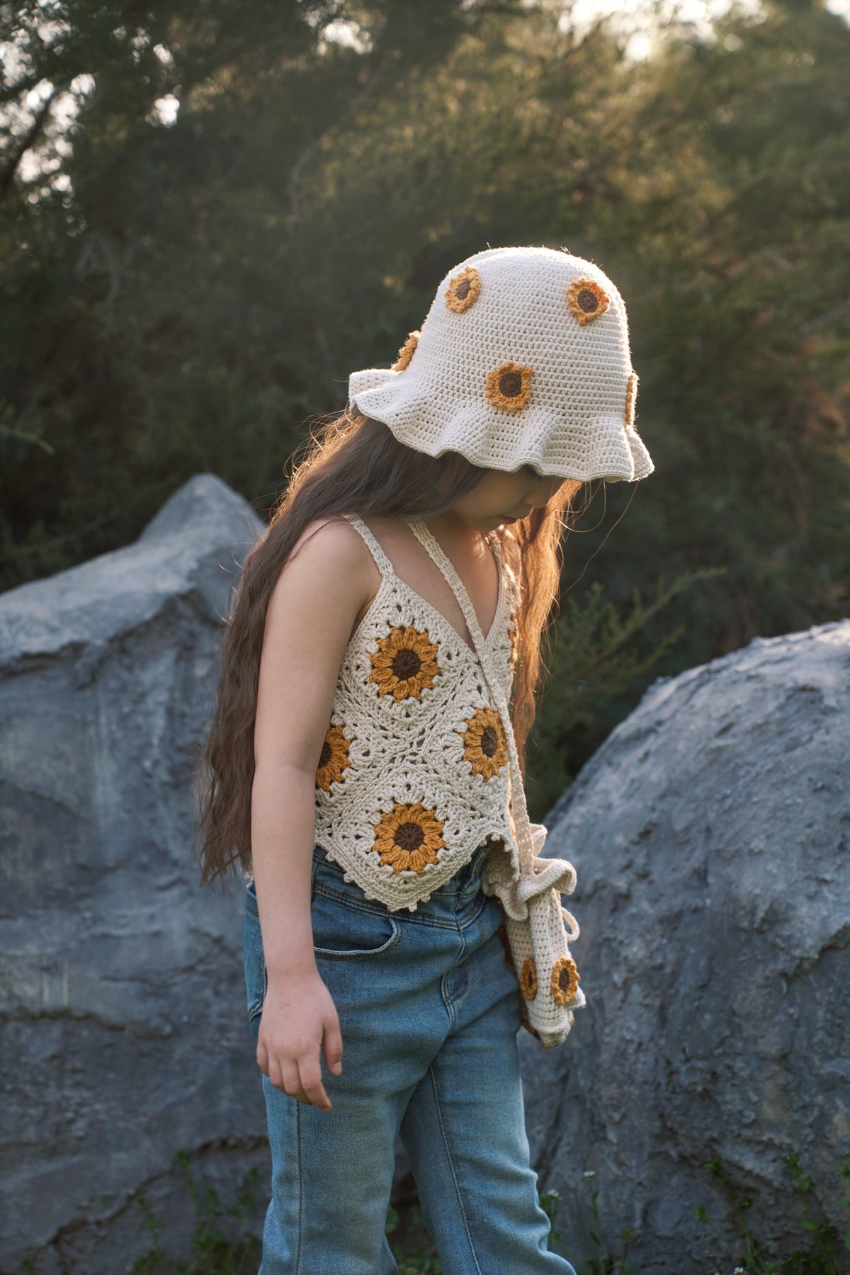 Sunflowers Hat | cream