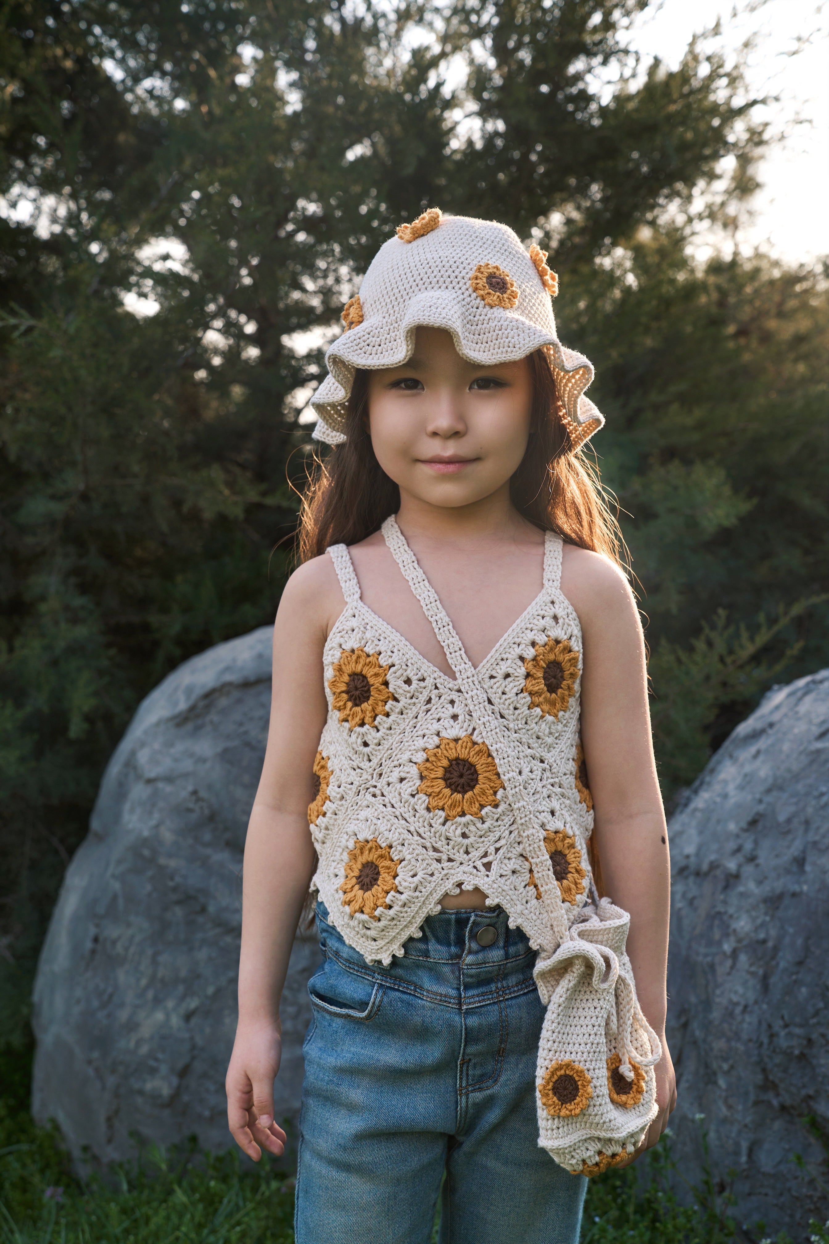 Sunflowers Bag | Cream