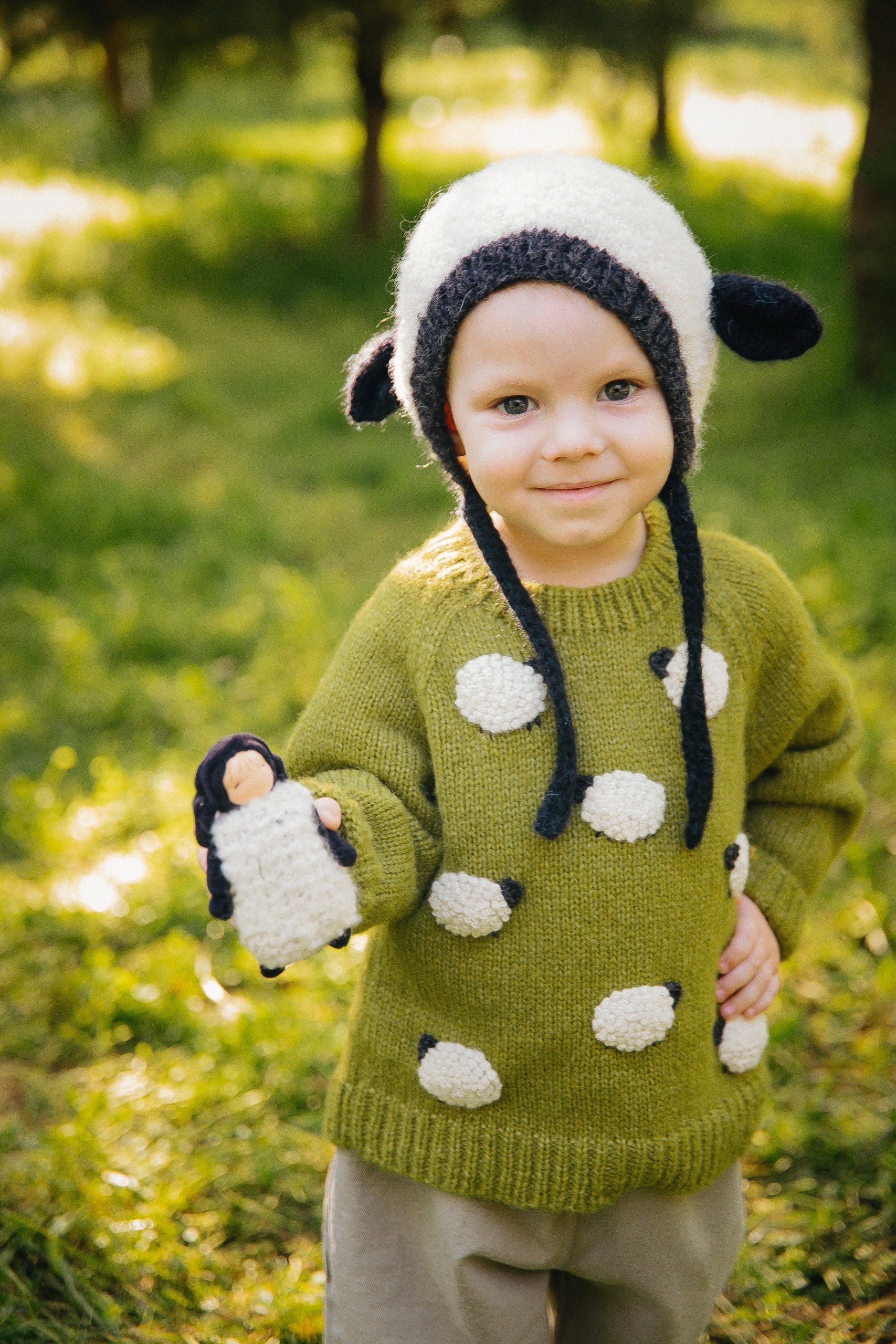 Sheep Jumper | Olive Green