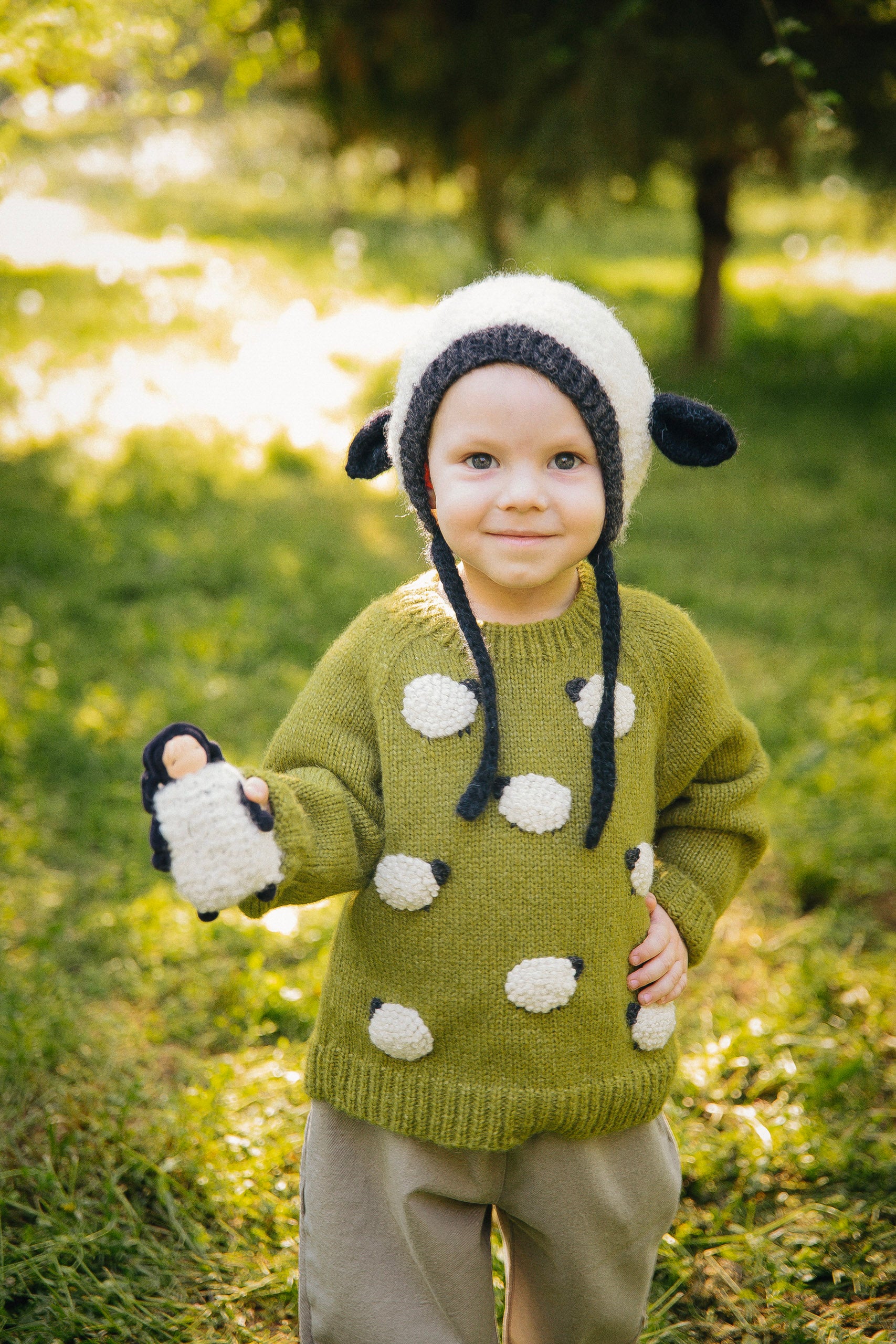 Sheep Jumper | Olive Green