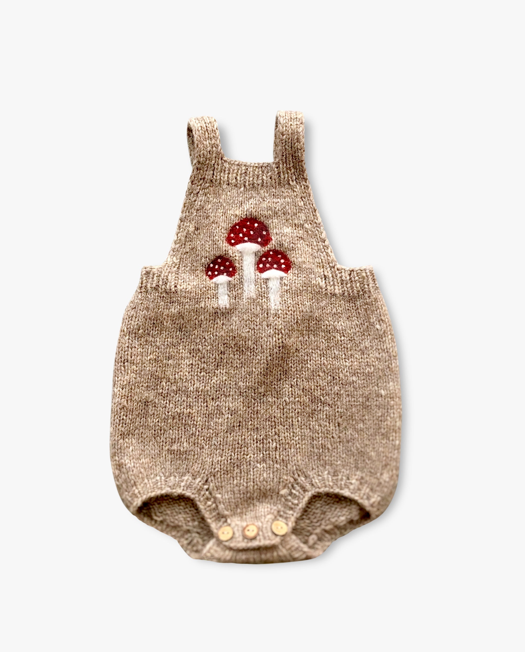 Mushrooms romper | Beigebrown