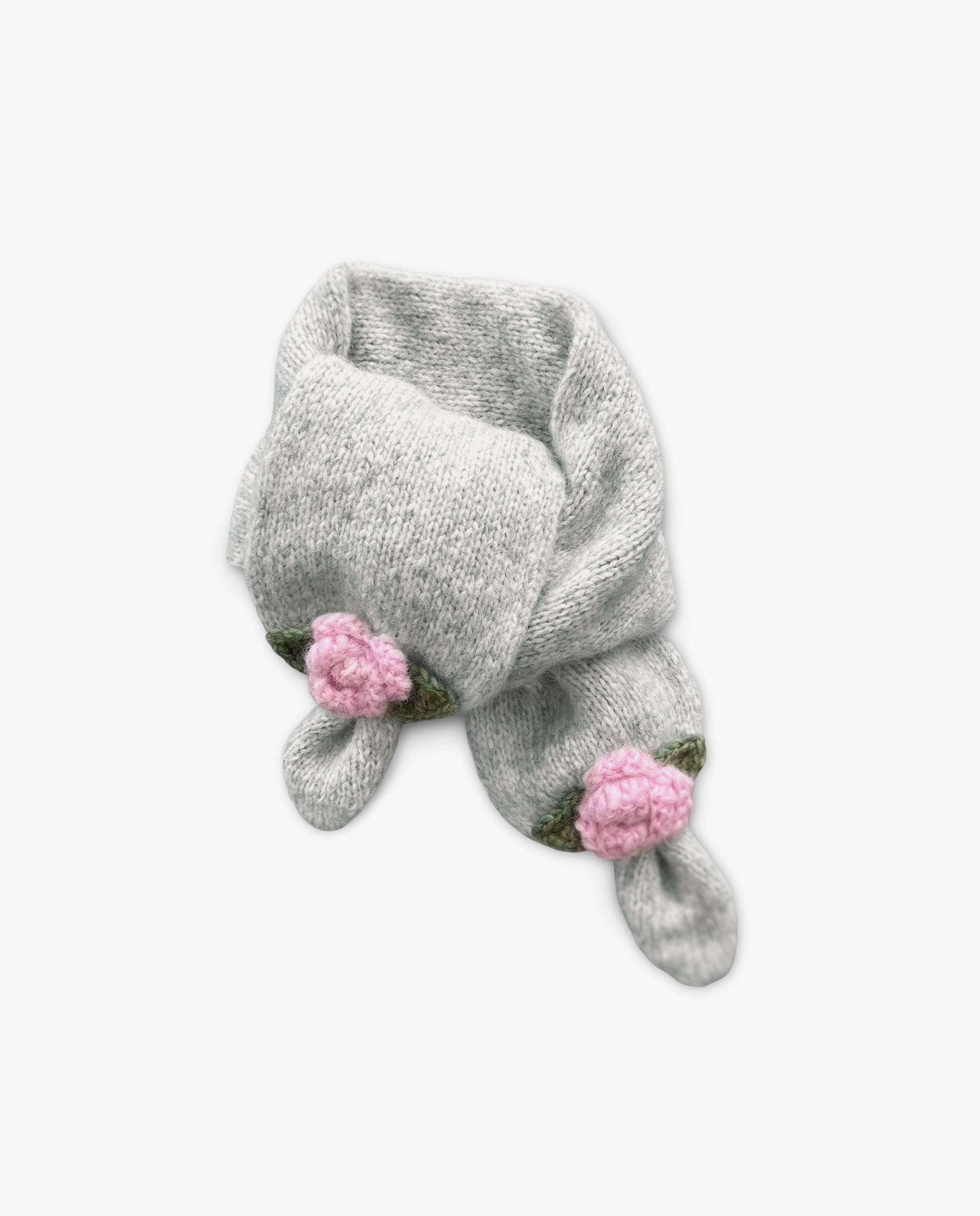 Scarf with flowers