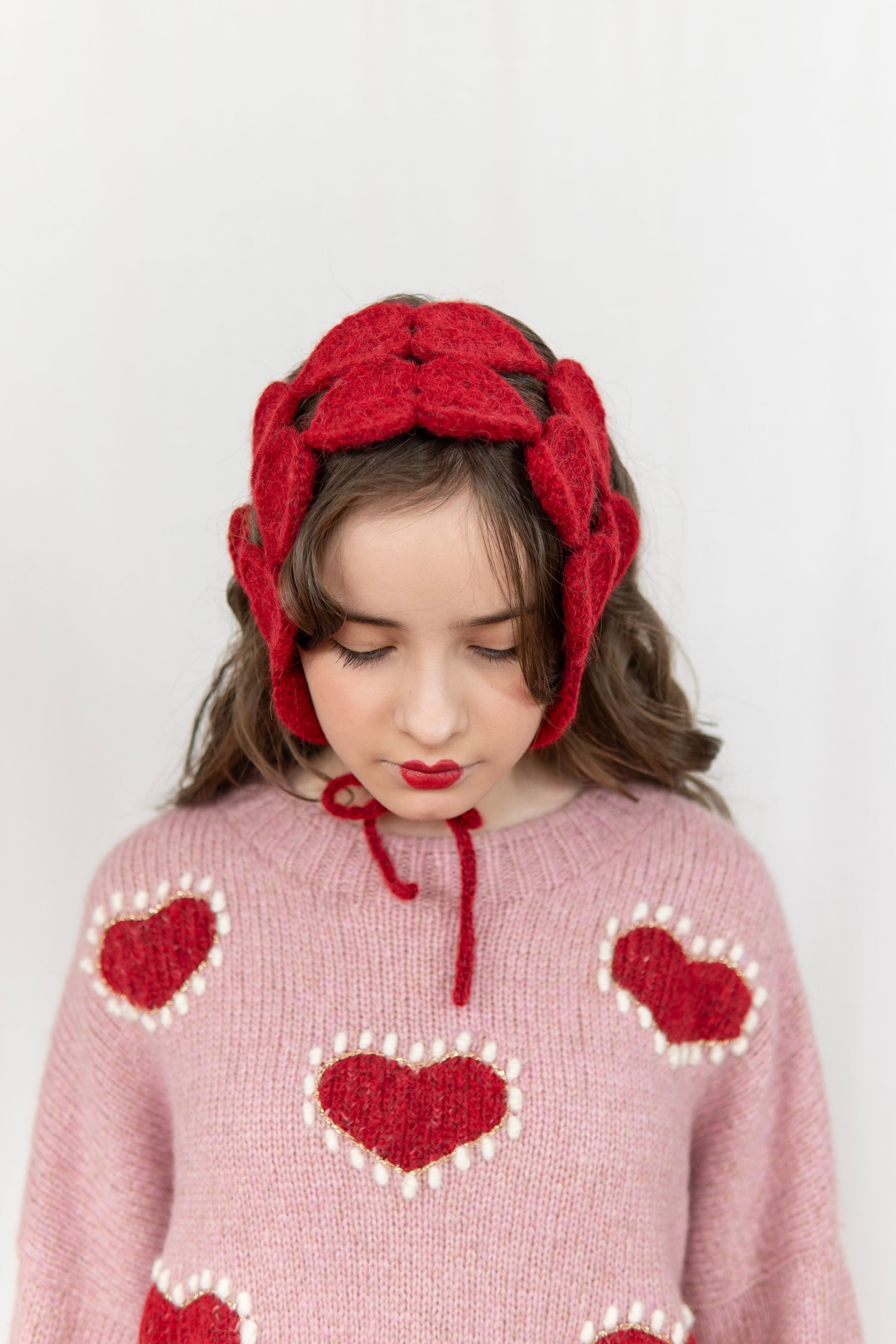 Mon Amour Ear Warmer | Red
