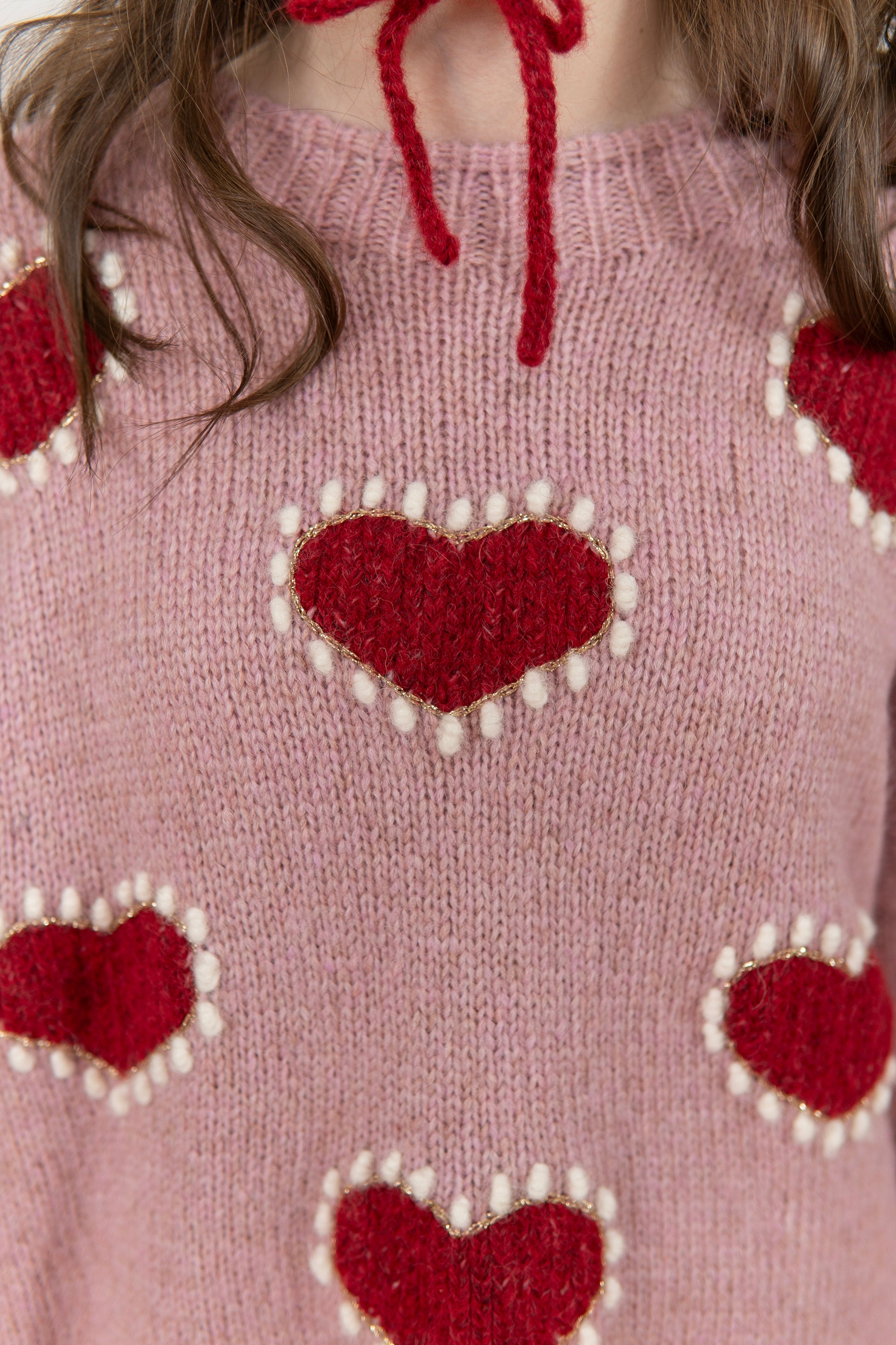 Adult Mon Amour Jumper| Powder pink