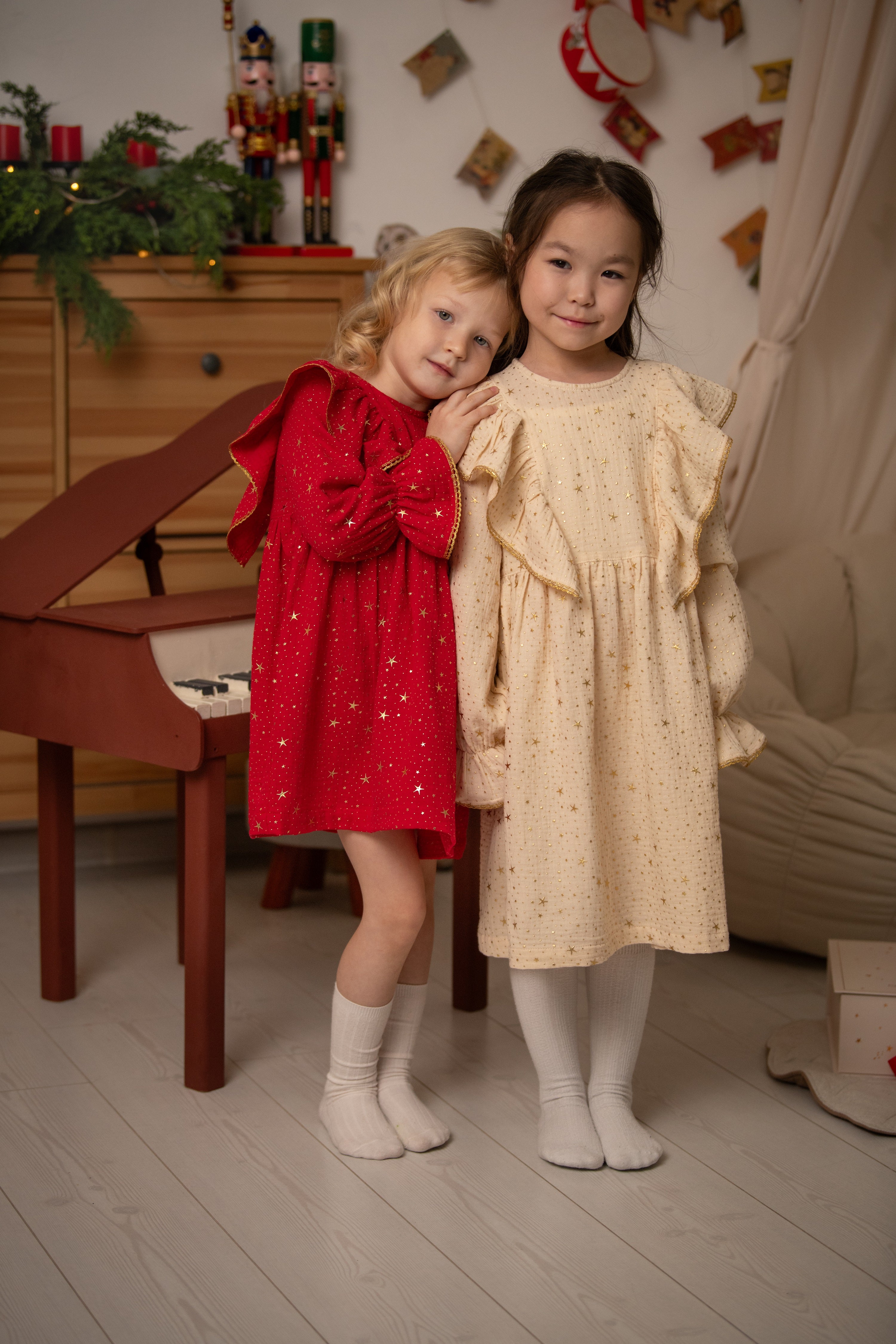Stars Dress | Beige | In Stock