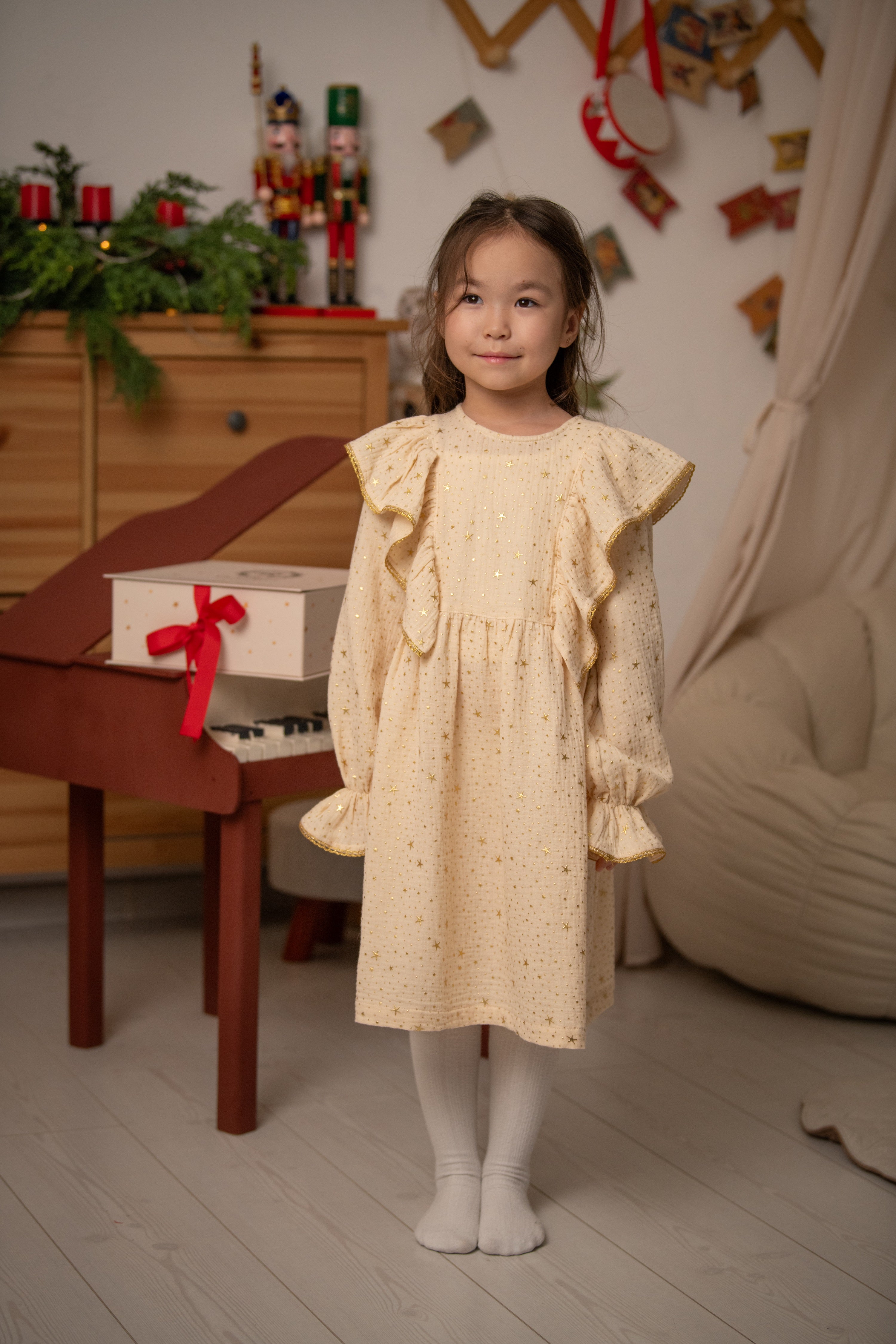 Stars Dress | Beige | In Stock
