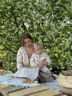 Sheep cardigan | Wheat