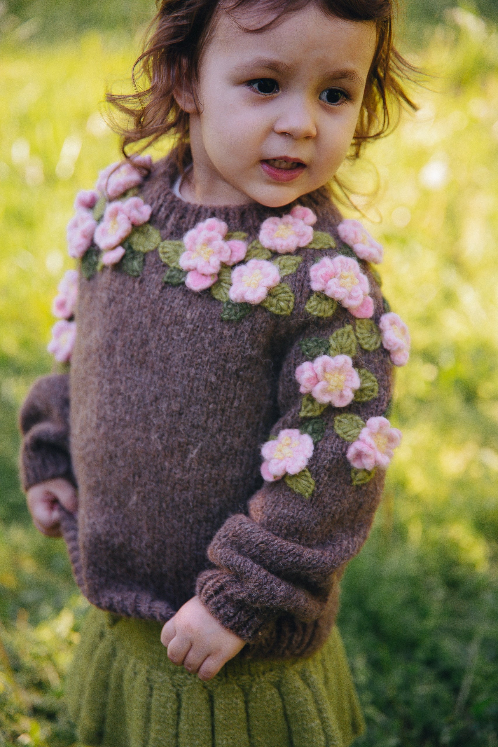 Apple Blossom Jumper | Brown
