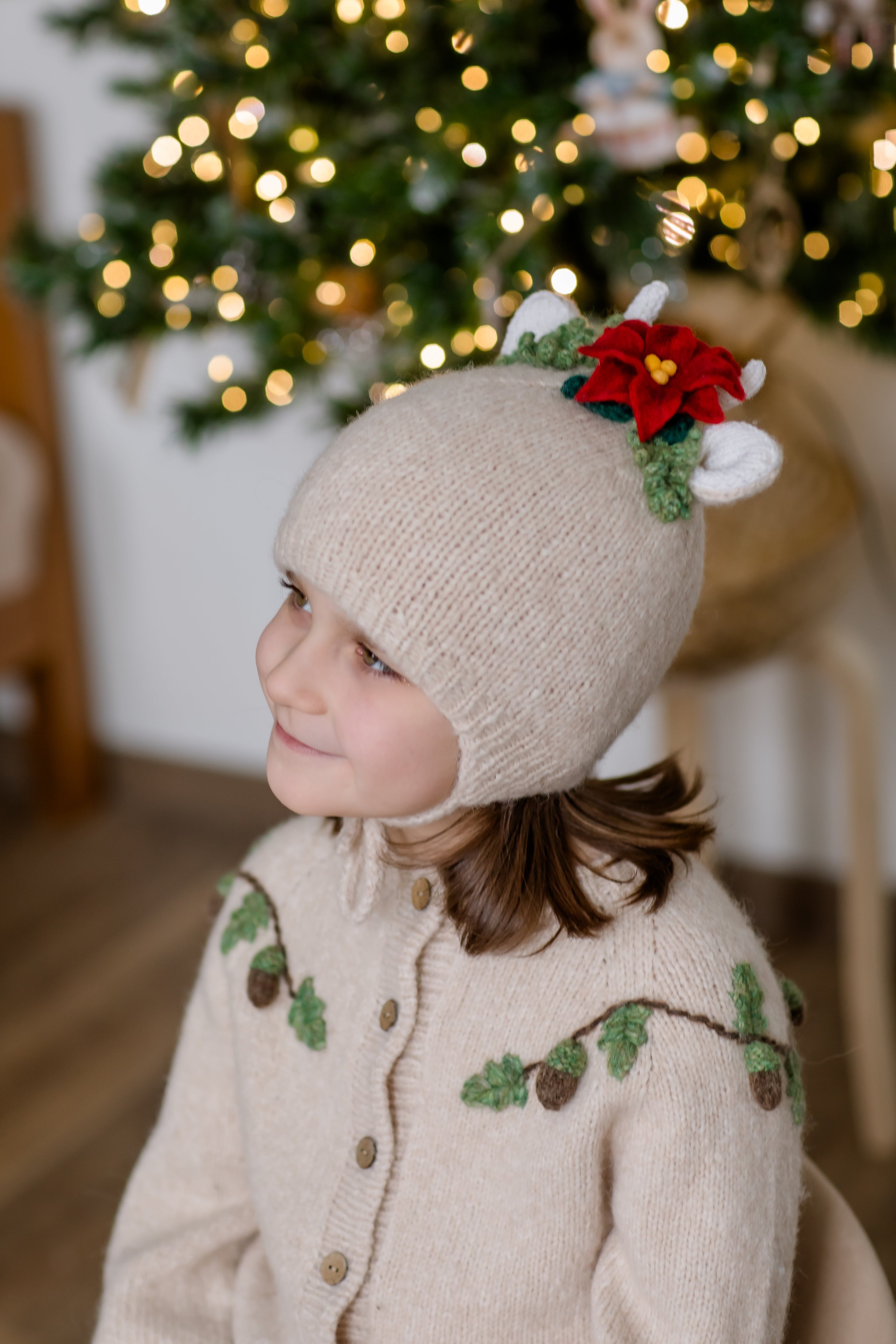 Deer Christmas Hat | Wheat