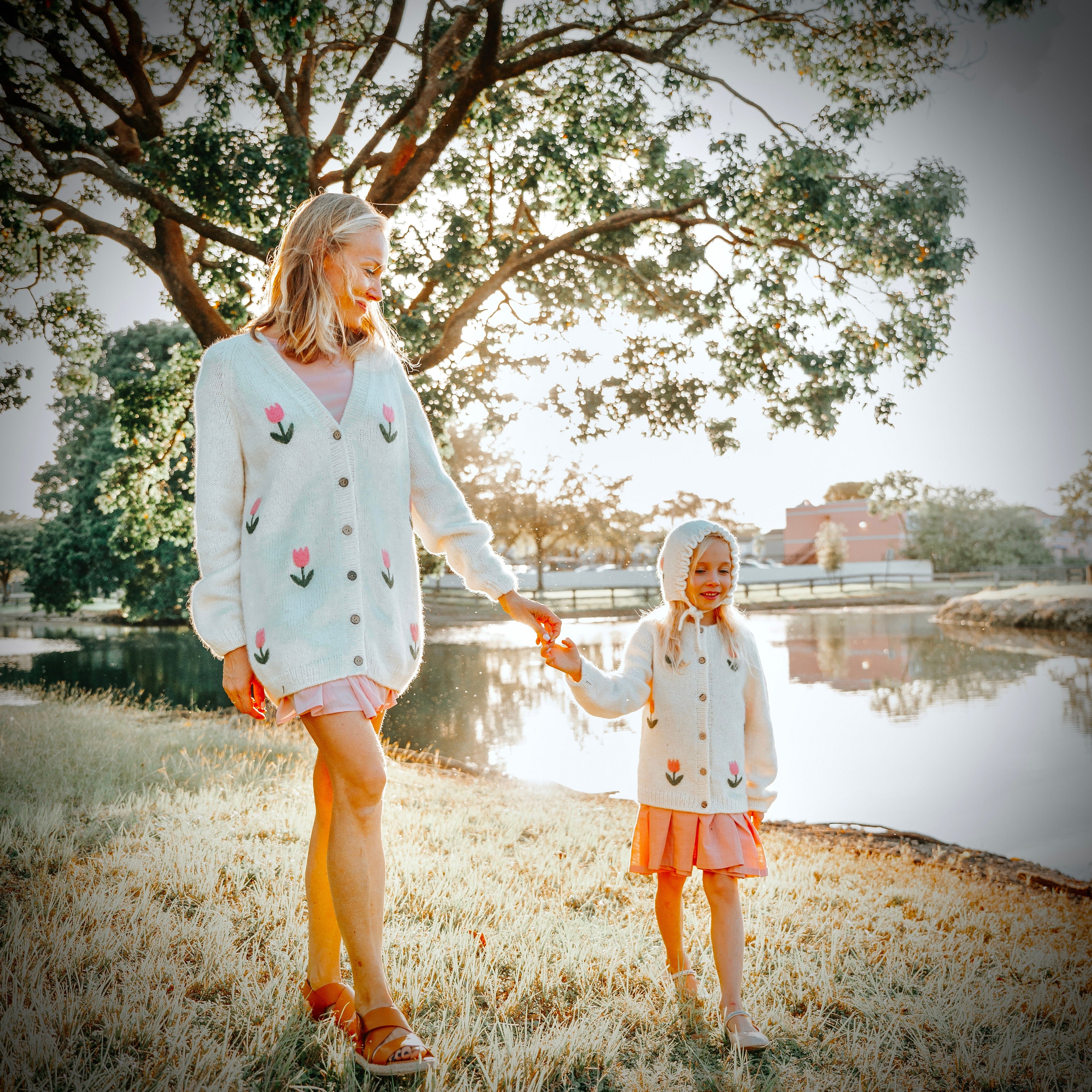 Tulips Cardigan | Off white