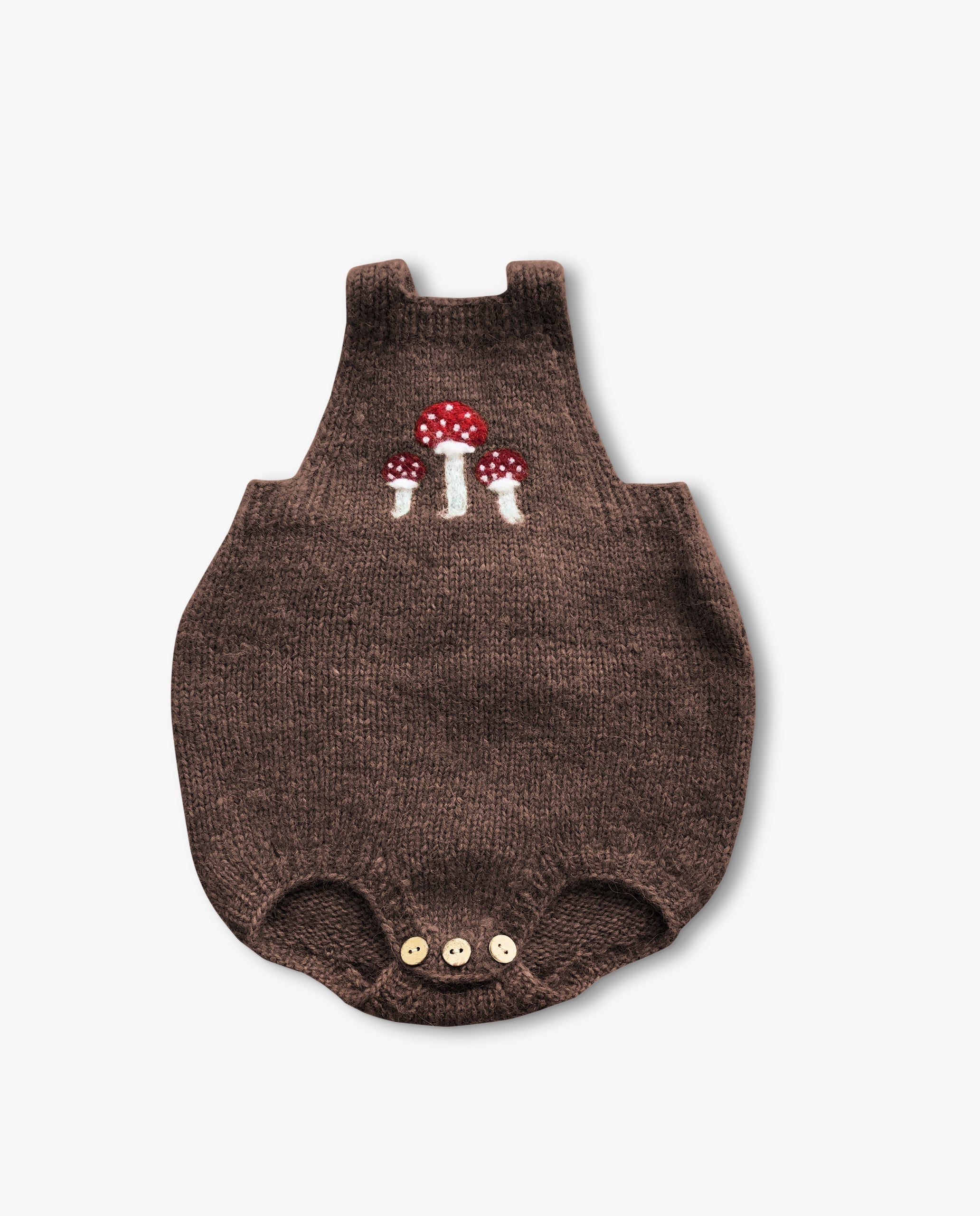 Mushrooms romper | Brown